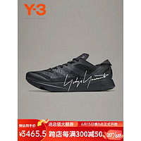 Y-3TAKUMI SEN y3新款签名款网面休闲鞋男跑鞋38IE9390 黑色 UK8   42