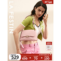 拉菲斯汀（La Festin）夏季包包2023新款高级质感单肩斜挎包女士百搭腋下包 621829 樱花粉