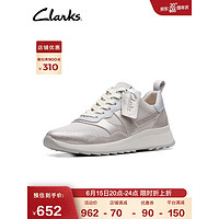 Clarks其乐女鞋2023春季舒适透气撞色时尚休闲鞋运动鞋