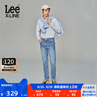 Lee XLINE 23春夏新品多版型中腰男牛仔长裤多色简约日常休闲潮流