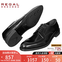 REGAL丽格2023新品商务固特异德比鞋男士皮鞋T29B系列T78C,SHIELD-TOE BJP(黑色) 40(250)