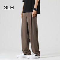 GLM森马集团品牌休闲裤男士直筒裤美式百搭显高男装长裤子 咖啡色2XL