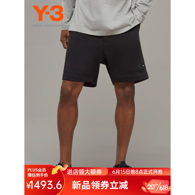 Y-3FT SHORTS夏新款男士短裤38H44784 黑色 XL