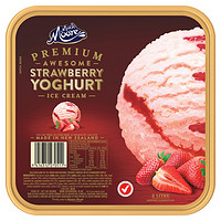 MUCHMOORE 玛琪摩尔 大桶冰淇淋 新西兰进口冰激凌桶装雪糕 草莓酸奶味（大盒2L装）