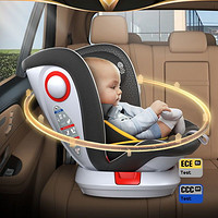 贝贝卡西 汽车安全座椅儿童0到12岁360°旋转宝宝车载便携
