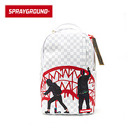 SPRAYGROUND 21新款温伍德潮牌学生运动小双肩电脑包书包男女旅行 本白