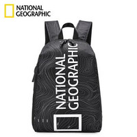 國家地理 雙肩包女等高線背包大容量簡約時尚百搭旅行書包