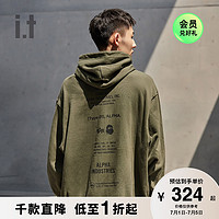 it ALPHA INDUSTRIES|fingercroxx联乘男加绒连帽卫衣冬9011