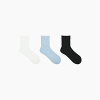 Ubras 透氣隱形防滑U型短筒襪中筒襪 三雙裝