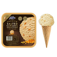 MUCHMOORE 玛琪摩尔 新西兰进口海盐焦糖味冰淇淋 2L+脆皮蛋筒20个