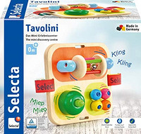 Selecta 斯樂達 62014 Tavolini 木制動作技能玩具，14厘米