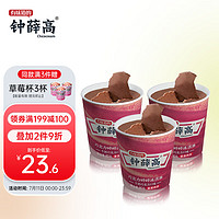 钟薛高 巧克力碎碎冰淇淋 牛奶巧克力口味 80g*3杯