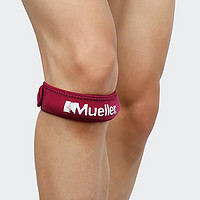 移动端：Mueller 慕乐髌骨带护膝保护带 运动护膝缓震透气男女通用 991红色均码-单只装