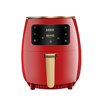 kudixiong 酷迪熊 4.5L触屏大容量家用无油薯条机自动多功能空气炸锅 红色
