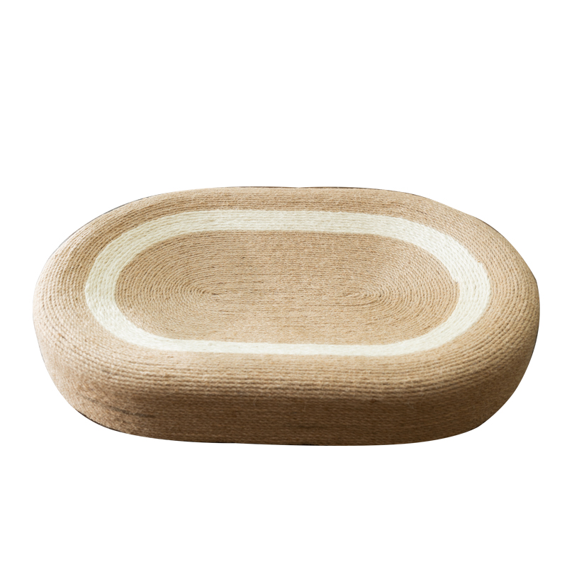 剑麻猫抓板猫窝一体猫爪板耐磨耐抓不掉屑大号椭圆猫咪玩具磨爪器