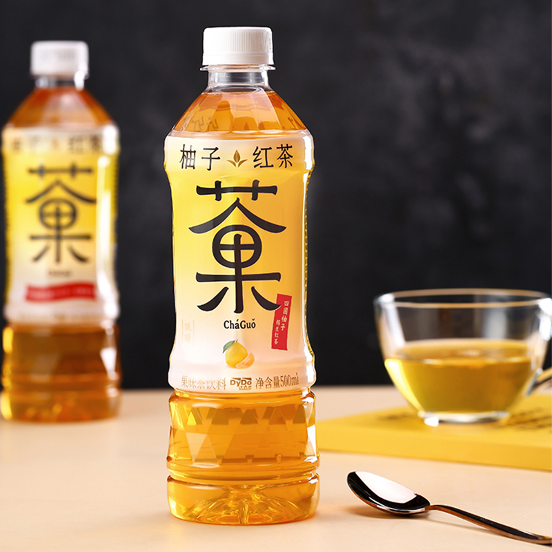 日本达亦多DyDo大麦薏仁茶大吉岭红茶柚子红茶白桃茉莉茶3瓶体验 大吉岭红茶450ml