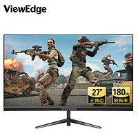 VIEWEDGE 图界 27英寸曲面显示器 180hz  VGA/HDMI微边框可壁挂 黑Q272