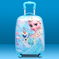 Disney 迪士尼 兒童行李箱女孩小學生大容量可坐16寸18寸愛莎公主萬向輪拉桿箱