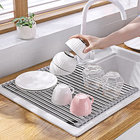 Uniscope 优思 厨房水槽沥水架水池碗碟收纳置物架可折叠碗盘架沥水篮厨房置物架