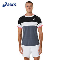 ASICS 亞瑟士 MEN MATCH SS TOP男式網球短袖T恤男夏季透氣速干運動上衣