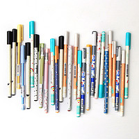 至尚·创美 学生用中性笔 创意文具签字笔黑色水笔蓝色中性笔0.5mm创意卡通可爱黑色碳素水性笔