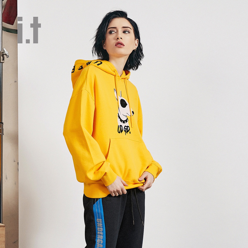 it UNDERGARDEN情侣款连帽卫衣秋季刺绣图案3098MAD