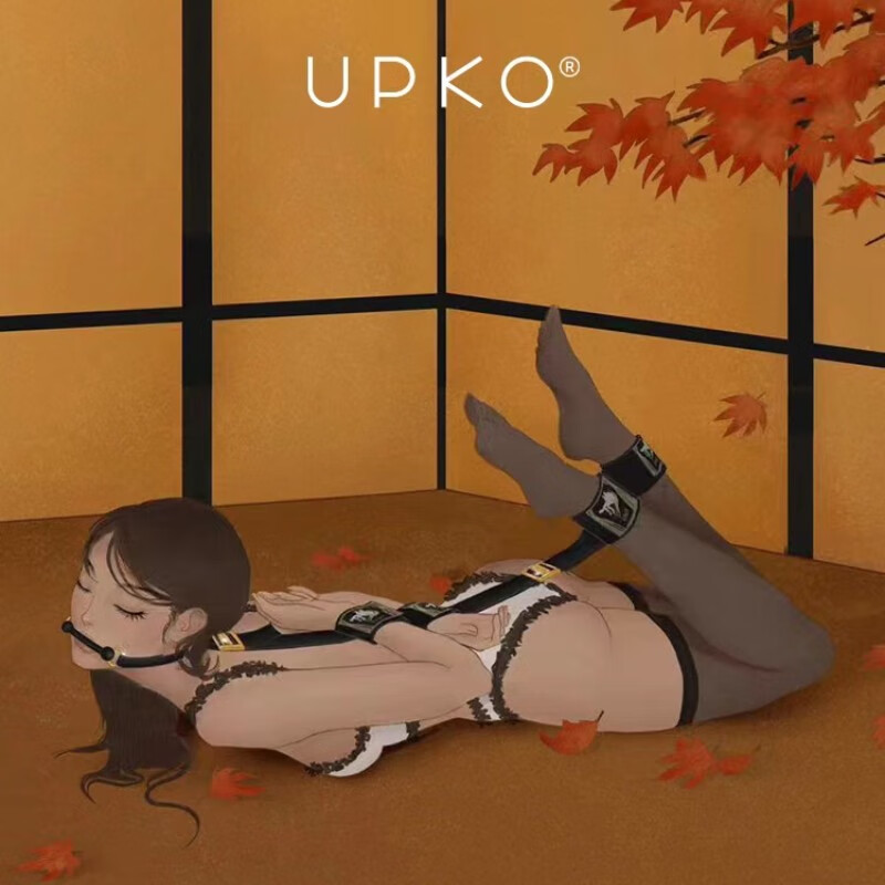 UPKO驷马缚sm道具口塞捆绑情趣分腿器情趣用品游戏调教性工具绑带束缚玩具 UPKO 驷马缚+口枷+拉珠塞套装