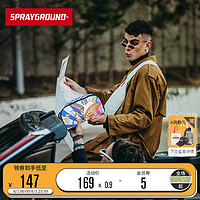 SPRAYGROUND 冬季新款手拿包奇妙鲨鱼潮流撞色印花男女时髦笔袋