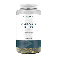 myvitamins 超级欧米伽3深海鱼油胶囊DHA鱼油成人中老年omega-3