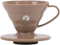 Captain Stag HARIO x Captain Stag Coffee 咖啡滴头 V60 适合 1-2 杯 日本制造 卡其色 UW-3577