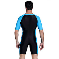 FASIBETTS 泳衣男士专业连体泳裤运动长款温泉大码游泳衣全身套装泳装装备