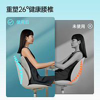 LERAVAN 乐范 人体工学腰垫办公室靠垫护腰靠久坐不累神器背垫减压腰托座椅