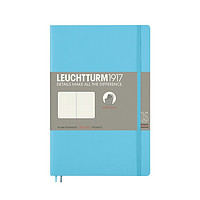 LEUCHTTURM1917 商务日记本手帐送礼办公学习记事本B6点格平装笔记本冰蓝色软封皮 123页  358312