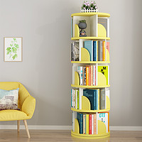 旋转书架落地360度简约儿童宝宝收纳绘本置物架家用简易学生书柜