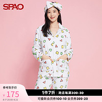 SPAO x蜡笔小新联名秋季小花型睡衣套装SPPPA4TDA7