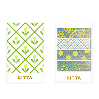 KING JIM 锦宫 KITTA SPECIAL便携和纸胶带便携和纸胶带KITP004 花朵