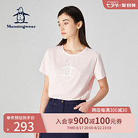 Munsingwear 万星威 女装短袖T恤夏季运动休闲圆领女短袖T恤衫