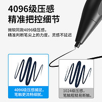 微软surface平板电容笔适合Pro3/4/5/6/7手写笔Go3/2/1防误触Pro8/9/X绘画笔4096级压感MPP2协议surface3笔