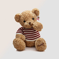 GLOBAL BOWEN BEAR 柏文熊 毛绒玩具泰迪熊公仔玩偶抱抱熊送女孩礼品美国毛衣熊 单个装 棕色40cm