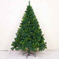爱新奇 圣诞节 圣诞树 2.1米 单树 圣诞节装饰用品 绿色圣诞树