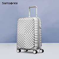 Samsonite 新秀麗 拉桿箱輕盈旅行箱 大容量旅行箱拉桿箱 06Q 銀色 20英寸
