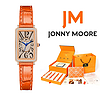 JONNY MOORE 喬尼摩爾 德國JONNY MOORE腕表 橙色口紅套裝  1391 h