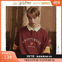 SPAO 哈利波特合作系列2021秋季新款男女同款POLO领卫衣SPMWB49D05