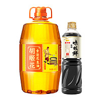 88VIP：胡姬花 古法花生油4L/桶+金龍魚特級味極鮮1L/瓶