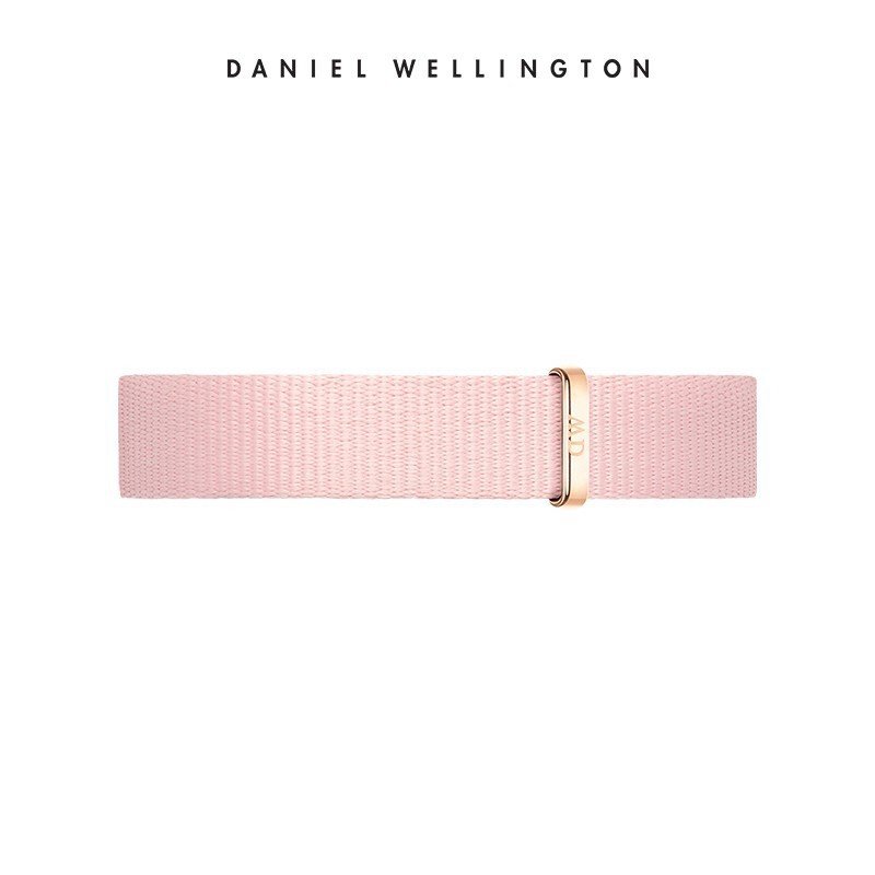 Daniel Wellington DanielWellington）DW原装表带10mm粉色编织带女款DW00200289（适用20*26mm方表）