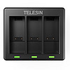 TELESIN 適配GOPRO12 11 10電池充電器配件HERO9電池充電器運動相機配件