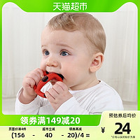 88VIP：Mombella 妈贝乐 瓢虫U形口腔清洁器婴儿硅胶舌苔刷乳牙刷牙胶玩具