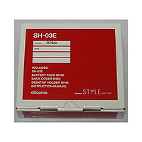 都客梦 STYLE 系列 SH-03E 白色 翻盖手机夏普