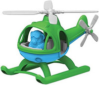 Green Toys 玩具直升机，绿色/蓝色