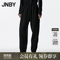 江南布衣（JNBY）23秋卫裤舒适休闲挺括5N8E13240 001/本黑 XS